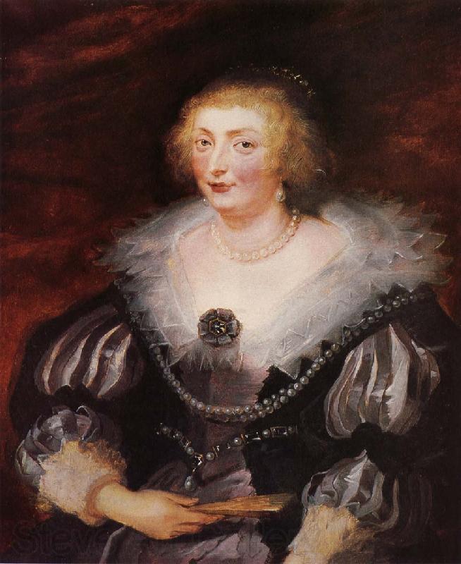 Peter Paul Rubens Portrait of duchess France oil painting art